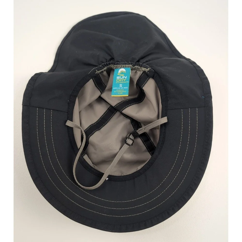 Sunday Afternoons Kids Toddler Play Sun Hat Small 6-24 Months Grayish Brown